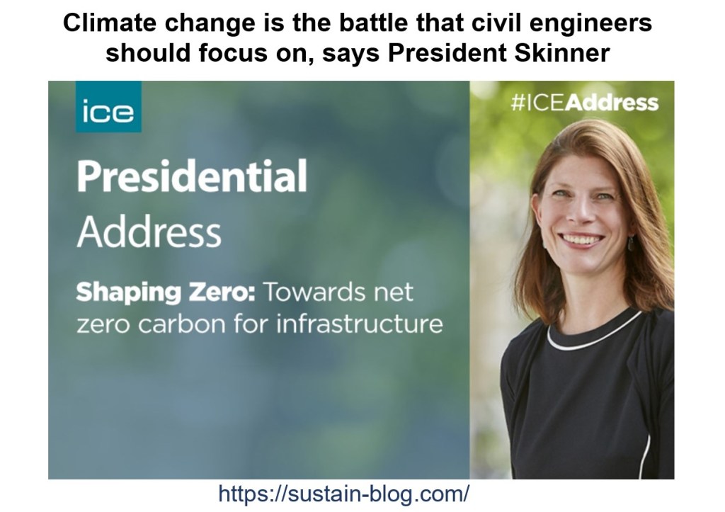 Rachel Skinner delivered online the 156th Presidential Address of the Institution of Civil Engineers UK on 3 November 2020.